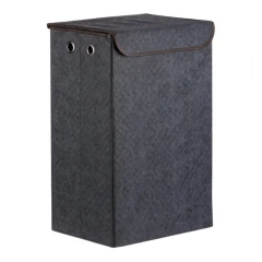 Koš pádelní - látkový s víkem, modrá barva