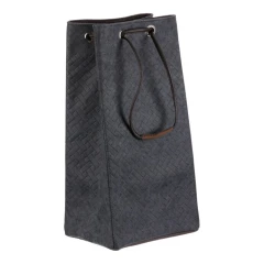 Koš prádelní - látkový, stahovací, modrá barva