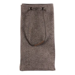 Koš prádelní - látkový, stahovací, šedá barva