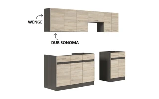 Kuchyňská skříňka Junona Line D2D/50/195-L č.4