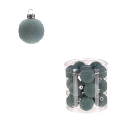 Sametové ozdoby, pr. 4 cm (18 ks) VAK132 MENT