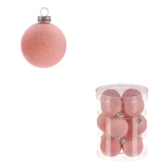 Sametové ozdoby, pr. 5 cm (12 ks) VAK133 PINK