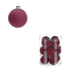 Sametové ozdoby, pr. 5 cm (12 ks) VAK133 PUR