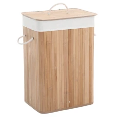 Koš na prádlo, bambus, přírodní, APK-E1010 NAT
