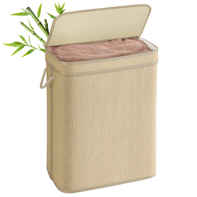 Koš na prádlo, bambus APK-E1067 NAT