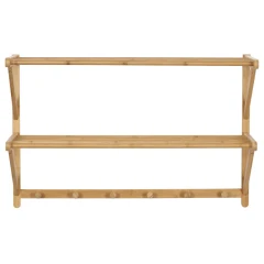 Věšák, bambus, přírodní, DR-B005 NAT