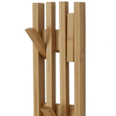 Věšák, bambus, přírodní, DR-B023 NAT