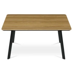 Jídelní stůl 140x80cm, mdf, dub, HT-531 OAK
