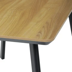 Jídelní stůl 140x80cm, mdf, dub, HT-531 OAK