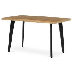 Jídelní stůl 130x80cm, mdf, divoký dub, HT-F4413 OAK