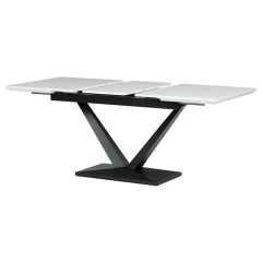 Jídelní stůl rozkládací 140-180x85 cm, mdf HT-W1630 WT