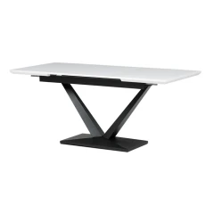 Jídelní stůl rozkládací 140-180x85 cm, mdf HT-W1630 WT