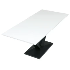 Jídelní stůl rozkládací 140-180x85 cm, mdf HT-W1630 WT