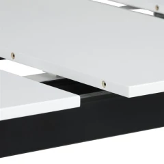Jídelní stůl rozkládací 140-180x85 cm, mdf HT-W1630 WT
