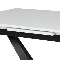 Jídelní stůl rozkládací 140-180x85 cm, mdf HT-W1630 WT