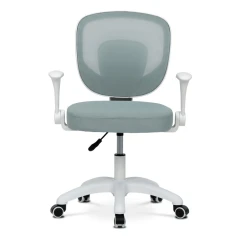 Dětská židle, výškově nastavitelná, zelená síťovina, KA-K1062 GRN