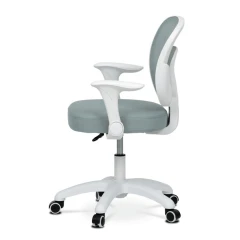 Dětská židle, výškově nastavitelná, zelená síťovina, KA-K1062 GRN