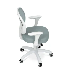 Dětská židle, výškově nastavitelná, zelená síťovina, KA-K1062 GRN