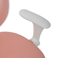 Dětská židle, výškově nastavitelná, růžová síťovina, KA-K1062 PINK