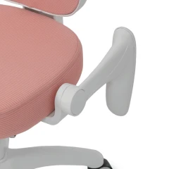 Dětská židle, výškově nastavitelná, růžová síťovina, KA-K1062 PINK