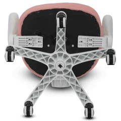 Dětská židle, výškově nastavitelná, růžová síťovina, KA-K1062 PINK
