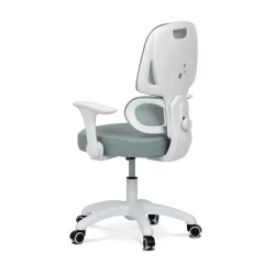 Dětská židle, výškově nastavitelná, zelená síťovina, KA-K1063 GRN