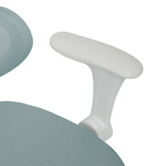 Dětská židle, výškově nastavitelná, zelená síťovina, KA-K1063 GRN