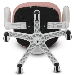 Dětská židle, výškově nastavitelná, růžová síťovina, KA-K1063 PINK