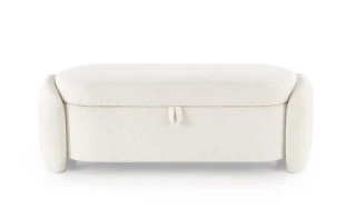 FICARIA ławka z funkcją pojemnika kremowy (1P=1SZT)