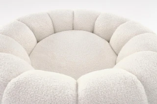 GASPAR fotel wypoczynkowy kremowy (1p=1szt)