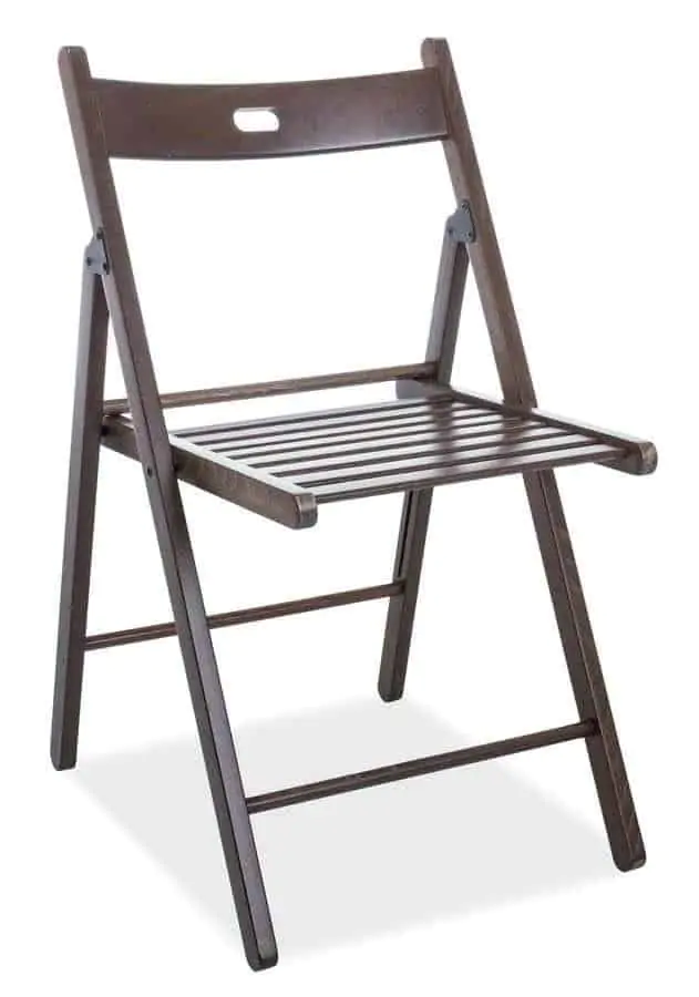 Casarredo Dřevěná skládací židle SMART II tmavý ořech