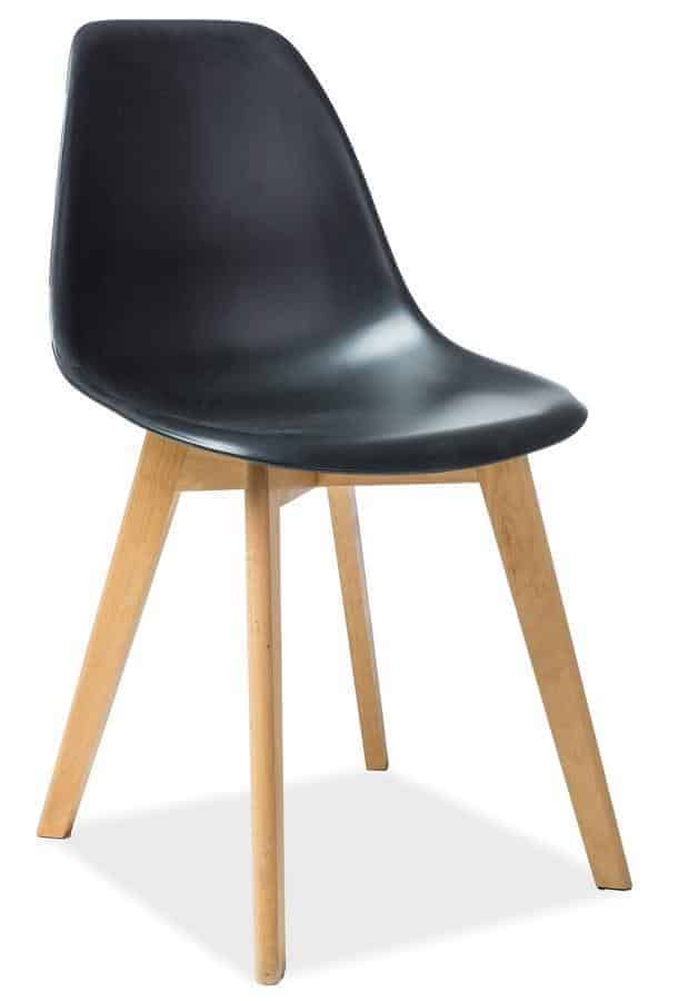 Casarredo Jídelní židle MORIS černá/buk