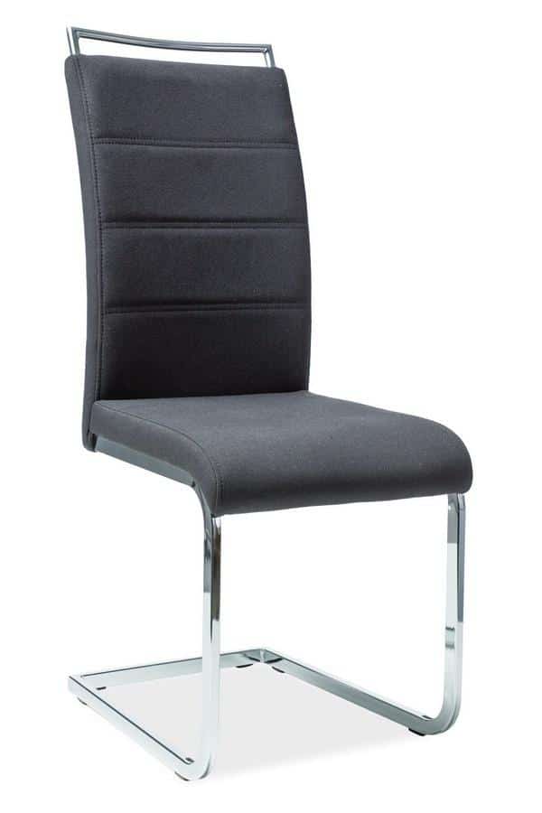Levně Casarredo Jídelní čalouněná židle H-441 černá látka