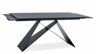 Jídelní stůl rozkládací WESTIN II černý kámen/černý mat
