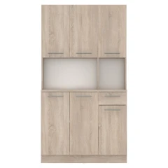 Šestidveřový kredenc, dub sonoma, PELION NEW