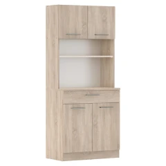 Čtyřdveřový kredenc DOMIS NEW - dub sonoma