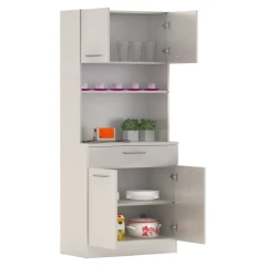 Čtyřdveřový kredenc, kašmír, DOMIS NEW