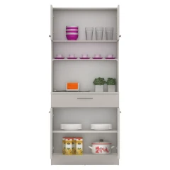 Čtyřdveřový kredenc, kašmír, DOMIS NEW