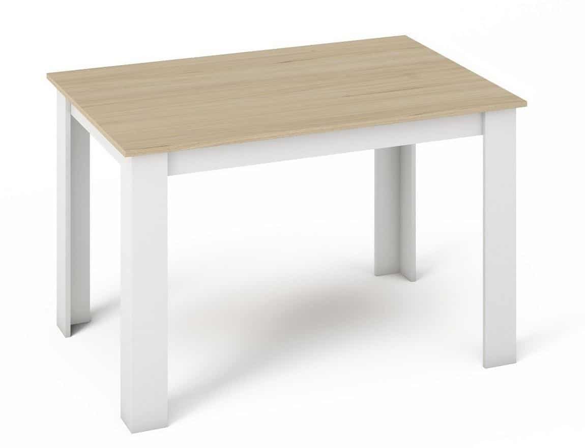 Casarredo Jídelní stůl MANGA 120x80 sonoma/bílá