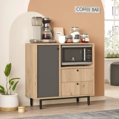 GARCIA skříňka na mikrovlnku, sepet/antracit