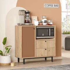 GARCIA skříňka na mikrovlnku, sepet/cihlová