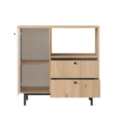 GARCIA skříňka na mikrovlnku, sepet/bílá