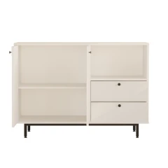 MORELOS skříňka na mikrovlnku, bílá