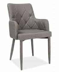 Jídelní čalouněná židle RICARDO šedá