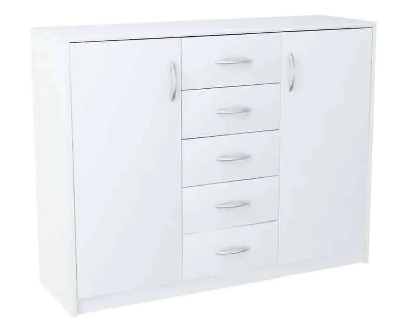 Casarredo Komoda AGNES/HIT 2D5S bílá