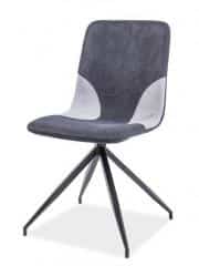 Jídelní čalouněná židle ENRICO šedá