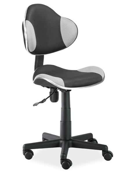 Levně Casarredo Kancelářská židle Q-G2 černá/šedá