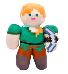 Plyšová hračka Minecraft Alex s krumpáčem PHPL2166