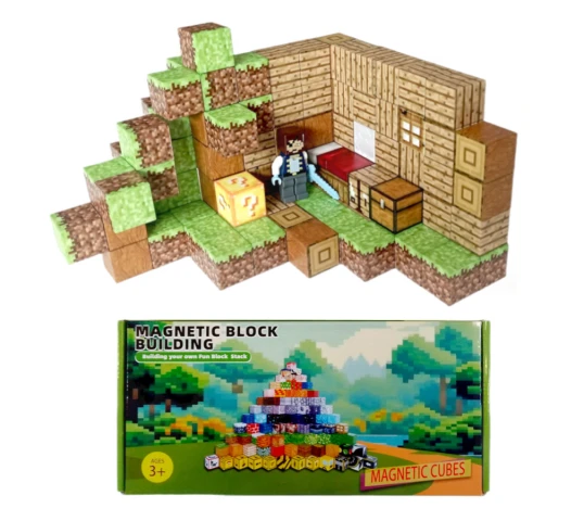 Magnetická stavebnice Minecraft Special Lucky block MSTB2345