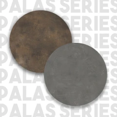 GARBER trendový noční stolek, ořech/šedá